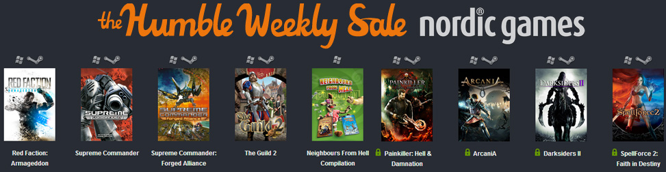 Humble Weekly Sale Nordic Games Entête